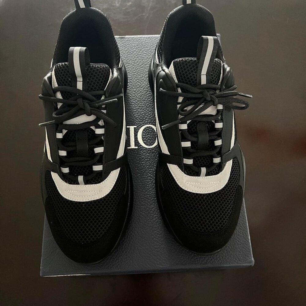 Dior B22 Men's Black Trainers - Picture 2 of 4